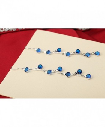Neoglory Jewelry Teardrop Platinum Earrings in Women's Drop & Dangle Earrings