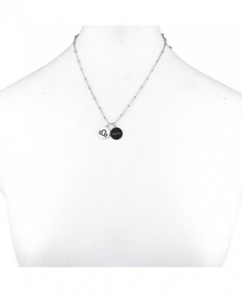 Lux Accessories Silvertone Astrological Necklace in Women's Pendants