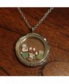 Locket Necklace Holiday Christmas Charms in Women's Lockets