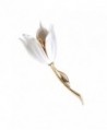Xinshunjin Flower Brooch Pin White Graceful for Women Michelia Alba - CY1858SKN74