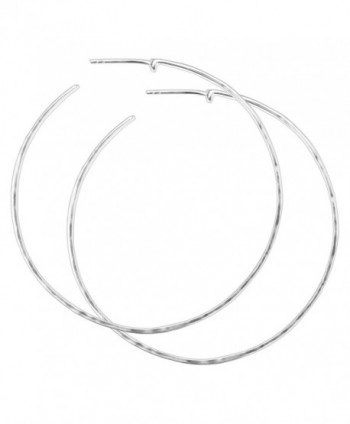 Silpada Circle Sterling Silver Earrings in Women's Hoop Earrings