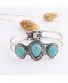 SusenstoneBohemian Style Plating Turquoise Bracelet