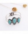 SusenstoneBohemian Style Plating Turquoise Bracelet in Women's Anklets
