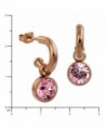 Amello Stainless earrings Swarovski ESOS51A in Women's Hoop Earrings