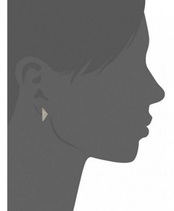 Rebecca Minkoff Crystal Triangle Earrings