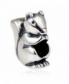 Fits DIY Charms Bracelet 925 Sterling Silver Animal Bead Squirrel Bead Charms DIY Jewelry Findings - CW12OBGIGO5