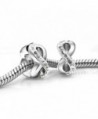 Kiss Infinity Sterling European Bracelet in Women's Charms & Charm Bracelets