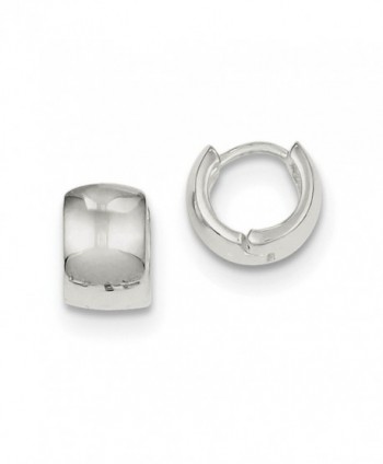 Sterling Silver Huggie-Style Earrings (Approximate Measurements 8mm x 6mm) - CS110OM31H5