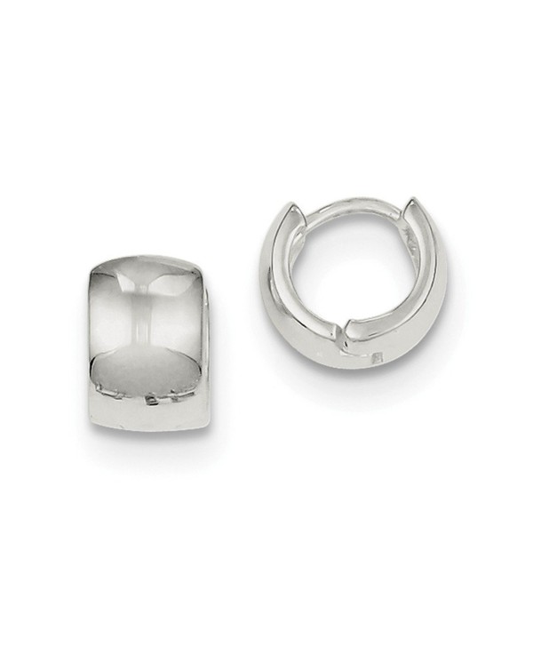 Sterling Silver Huggie-Style Earrings (Approximate Measurements 8mm x 6mm) - CS110OM31H5