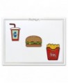PinMarts Burger Fries Enamel Lapel