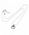 Sterling Handcrafted Simulated Necklace Adjustable in Women's Pendants