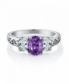 Amethyst Aquamarine Sterling 3 Stone Available