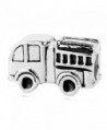 Jovana Sterling Silver Fire Truck Bead Charm- Fits Pandora Bracelet - CO116C2BOGL