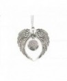 Silver Angel Wing Necklace- Necklace Tree of Life- Jewelry Simple- Everyday Silver Necklace Nature- Double Wing. - CI12C5G2CW7