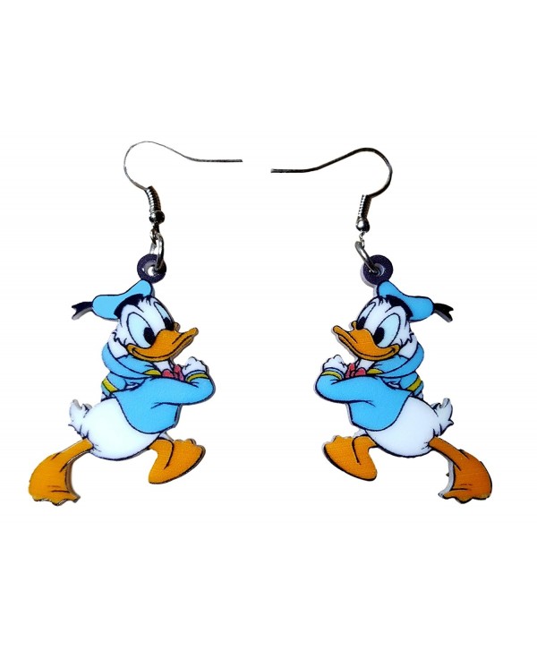 Donald and Daisy Duck Dangle Drop Earrings - CH12NT5XAO8