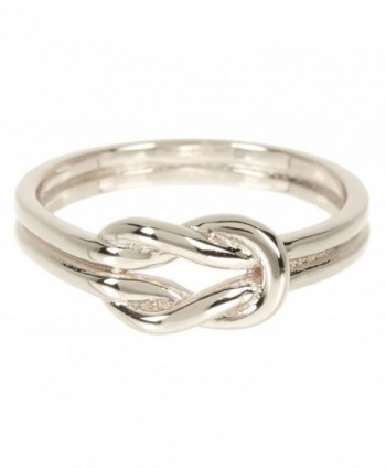 Sterling Forever Double Knot Ring Knot Ring in Sterling Silver- Love Knot Ring- Promise Ring - CP12O7MR8LL