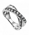 Woman Of God Proverbs 31 Radiance Ring Silver Stainless Steel With CZ Stones Twin Band - CN11FVFEL3X