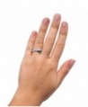 Proverbs Radiance Silver Stainless Stones in Women's Band Rings