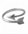 apop nyc Sterling Silver Chevron Arrow Band Ring [Sizes 4 - 10] Adjustable - CZ11QY4B2JV