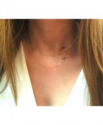 Personalized Filled Custom Initial Necklace