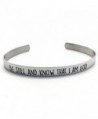 Psalm 46:10 Be Still and Know That I Am God Cuff Bracelet - CF129VNG1W9