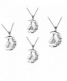 Women Family Jewellery Set Silver Love Heart Baby Mid Big Little Sister Pendant Necklace - 4 - CF188SZ7093