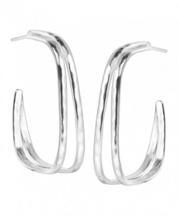 Silpada Natural Sterling Geometric Earrings