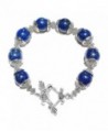 Blue Lapis Lazuli Gemstone Handcrafted Bracelet 20cm - CI118NN2YOD