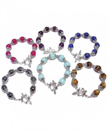 Lapis Lazuli Gemstone Handcrafted Bracelet in Women's Strand Bracelets