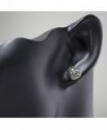 Sterling Silver Filigree Mandala Earrings in Women's Stud Earrings