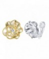 XZP Fashion Flower Earrings Jewelry in Women's Clip-Ons Earrings