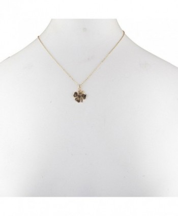 Lux Accessories Goldtone Patricks Necklace in Women's Pendants