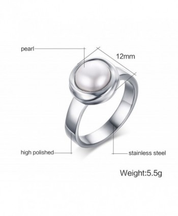 Stainless Steel Freshwater Cultured Engagement