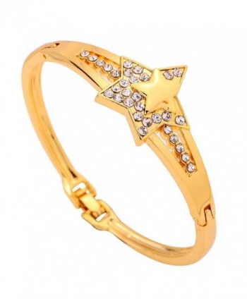 YAZILIND Jewelry Elegant Design Star Shape Bracelet Bangle Bangle Bangle for Women - C311I6PILU9