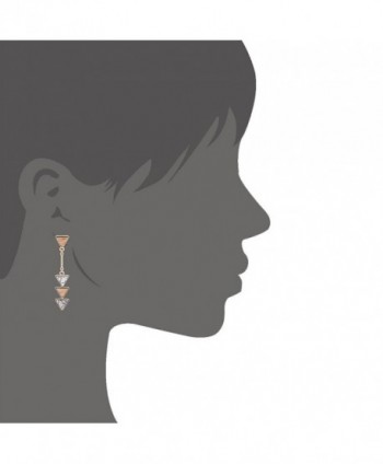 BONALUNA Bohemian Triangle Statement Earrings