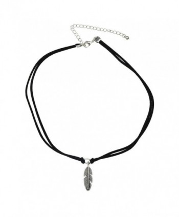 Feelontop Classic Vintage Leather Necklace