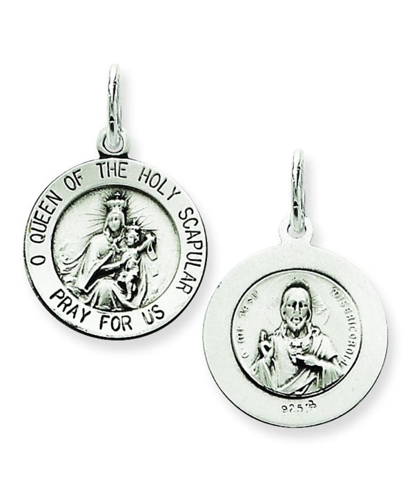 Sterling Silver Scapular Medal - CH114CN3S2F