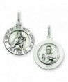 Sterling Silver Scapular Medal - CH114CN3S2F