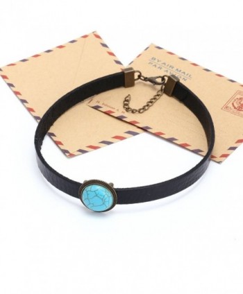 Yunhan Turquoise Necklace Bracelet Adjustable in Women's Jewelry Sets