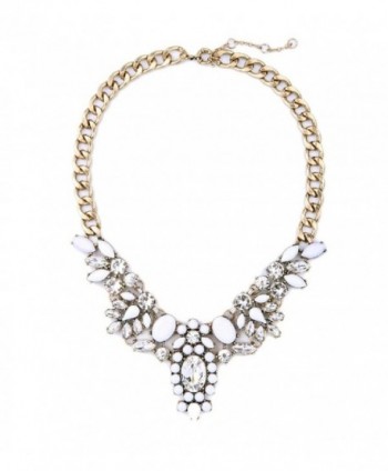 Fun Daisy Fashion Jewelry Retro Shiny Crystal Water Droplets Female Necklace - xl00489 - C511LBOXVYN
