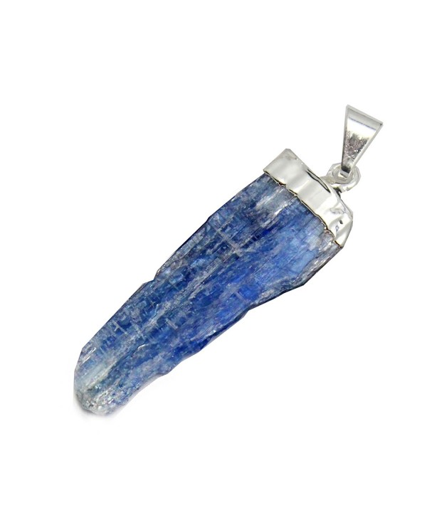 1(One) Blue Kyanite Pendant - Silver Plated - RP Exclusive COA - CP1203ID57F