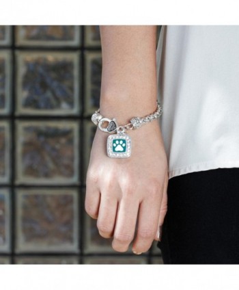Pretty Classic Silver Crystal Bracelet in Women's Link Bracelets