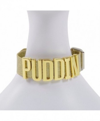 Choker Puddin Golden Collar Necklace