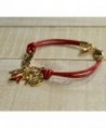 Golden Charms Leather Bracelet Prosperity in Women's Charms & Charm Bracelets