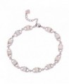 CiNily Created Gemstone Bracelet OS396 - White - CI183LLM4QR