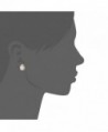 GEMSME Created Teardrop Earrings rose gold plated base in Women's Stud Earrings