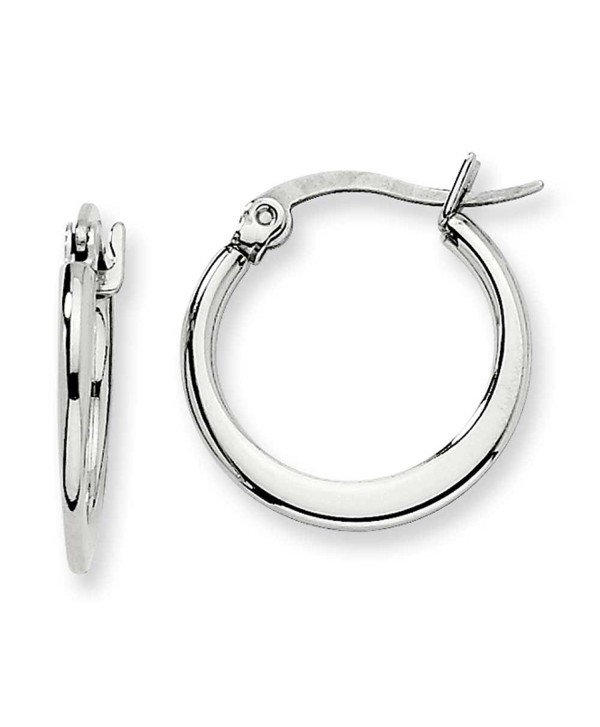 Chisel Stainless Steel 19mm Diameter Hoop Earrings - CH113BI6A5D