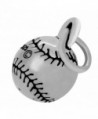 Sterling Silver Baseball Ball Charm (11 x 8 mm) - CP11XUBULEN