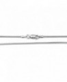 Solid Sterling Silver Rhodium Plated 1.6mm Popcorn Chain Necklace- 16" 18" 20" 24" - CJ11MQ4VLQH