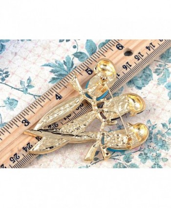 Alilang Swarovski Elements Colorful Parakeets in Women's Brooches & Pins